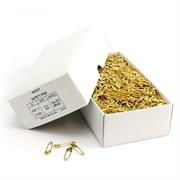 SAFETY PINS BRASS NO.0 (27MM) brass 1 gg (1728pcs)/box  50gg/carton